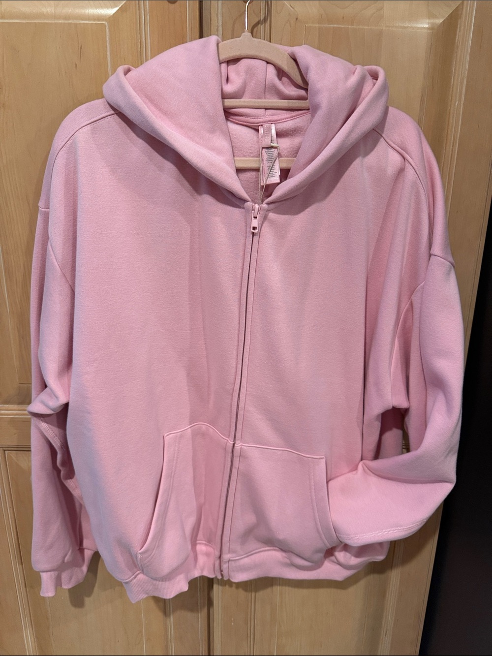 Skims classic Zip hoodie fleece XL